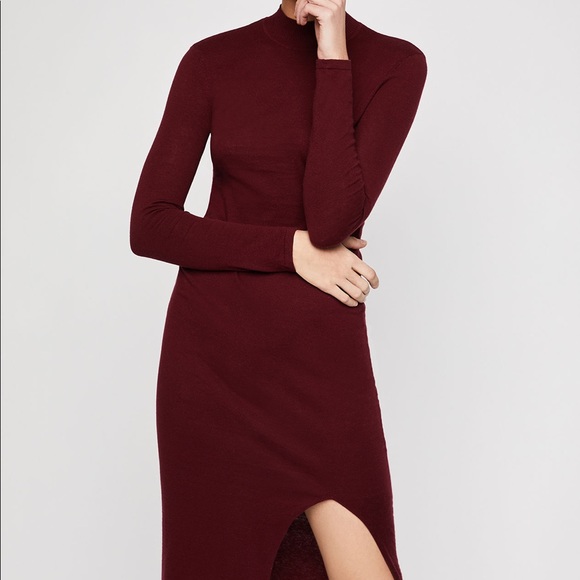 BCBG burgundy dress Large - Picture 1 of 4